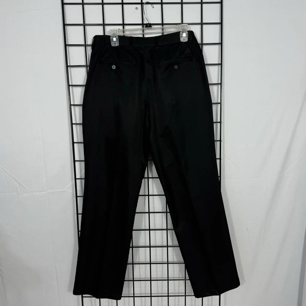 Adidas‎ ClimaLite Pants Mens 32x32 Black Performance Golf Sporty Casual Travel
